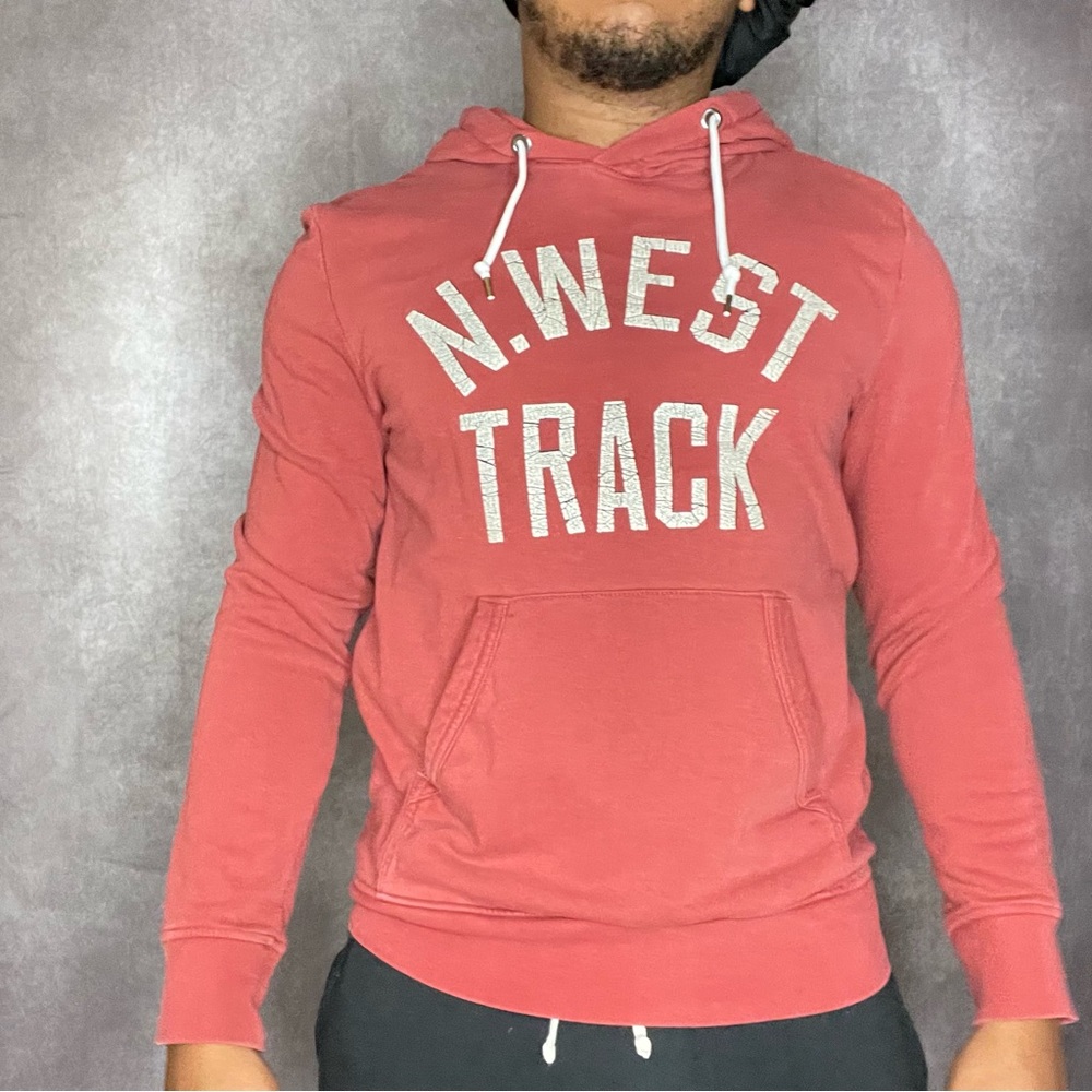 M H&M crackle print hoodie